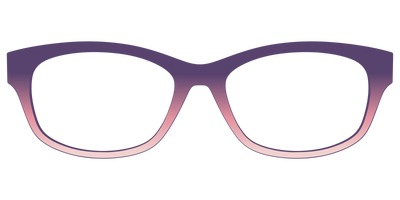 The Acai to Blush Gradient - Front Top Thumbnail - Pair Eyewear