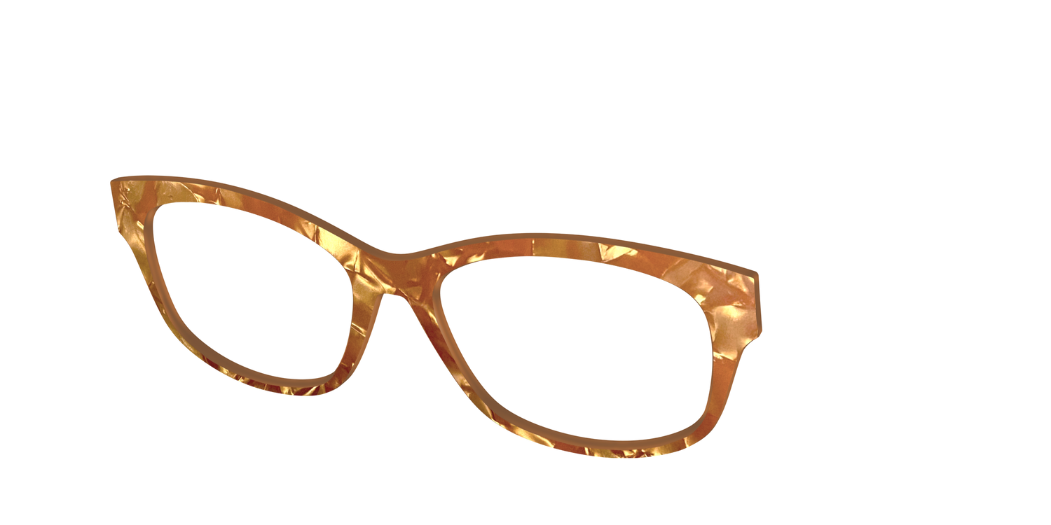 The Amber Pearl Marble - Angle Top Image - Pair Eyewear