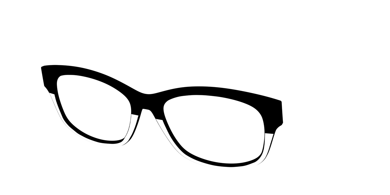 The Black and White - Angle Top Image - Pair Eyewear