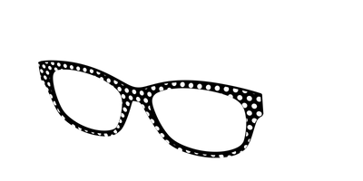 The Black Polka Dots - Angle Top Thumbnail - Pair Eyewear