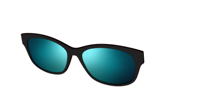 The Polarized Blue Reflective Sun Top - Angle Top Thumbnail - Pair Eyewear