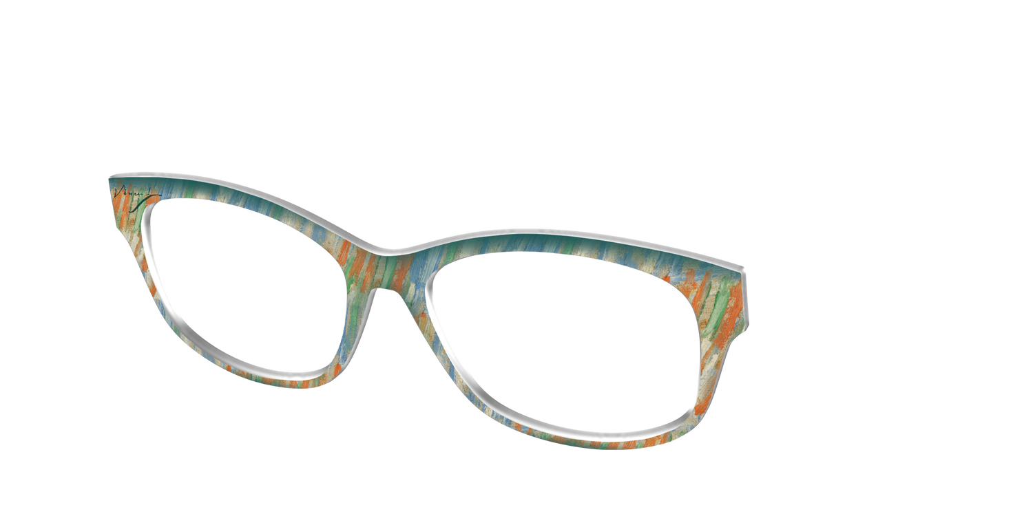 The Brush Strokes - Angle Top Image - Pair Eyewear