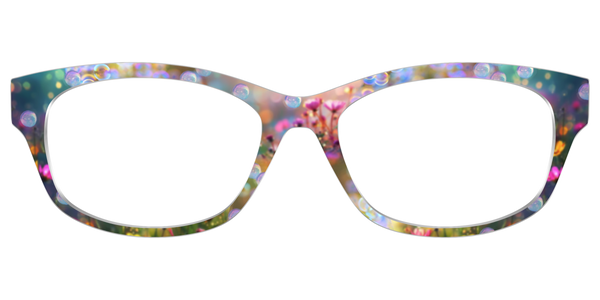 The Addison - Teal Pearlized Gradient Acetate Silver Metal