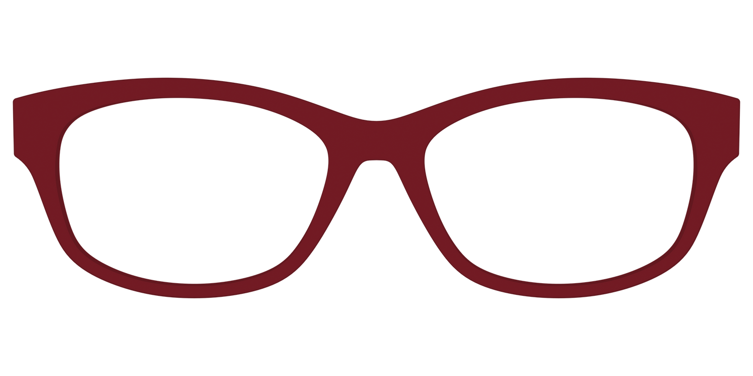 The Burgundy - Front Top Image - Pair Eyewear