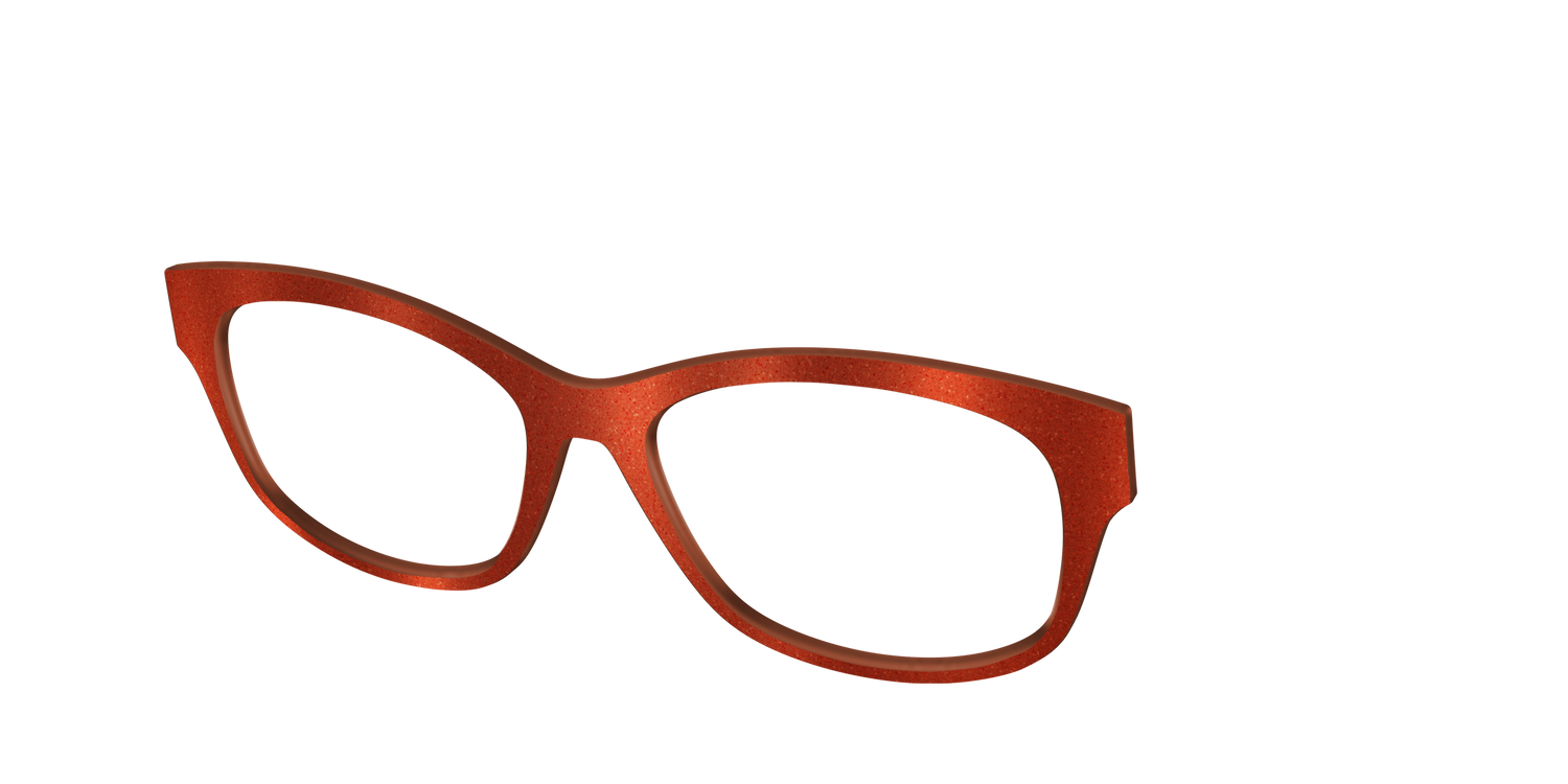 The Burnt Orange Shimmer - Angle Top Image - Pair Eyewear