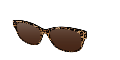 The Polarized Cheetah Spots Sun Top - Angle Top Thumbnail - Pair Eyewear