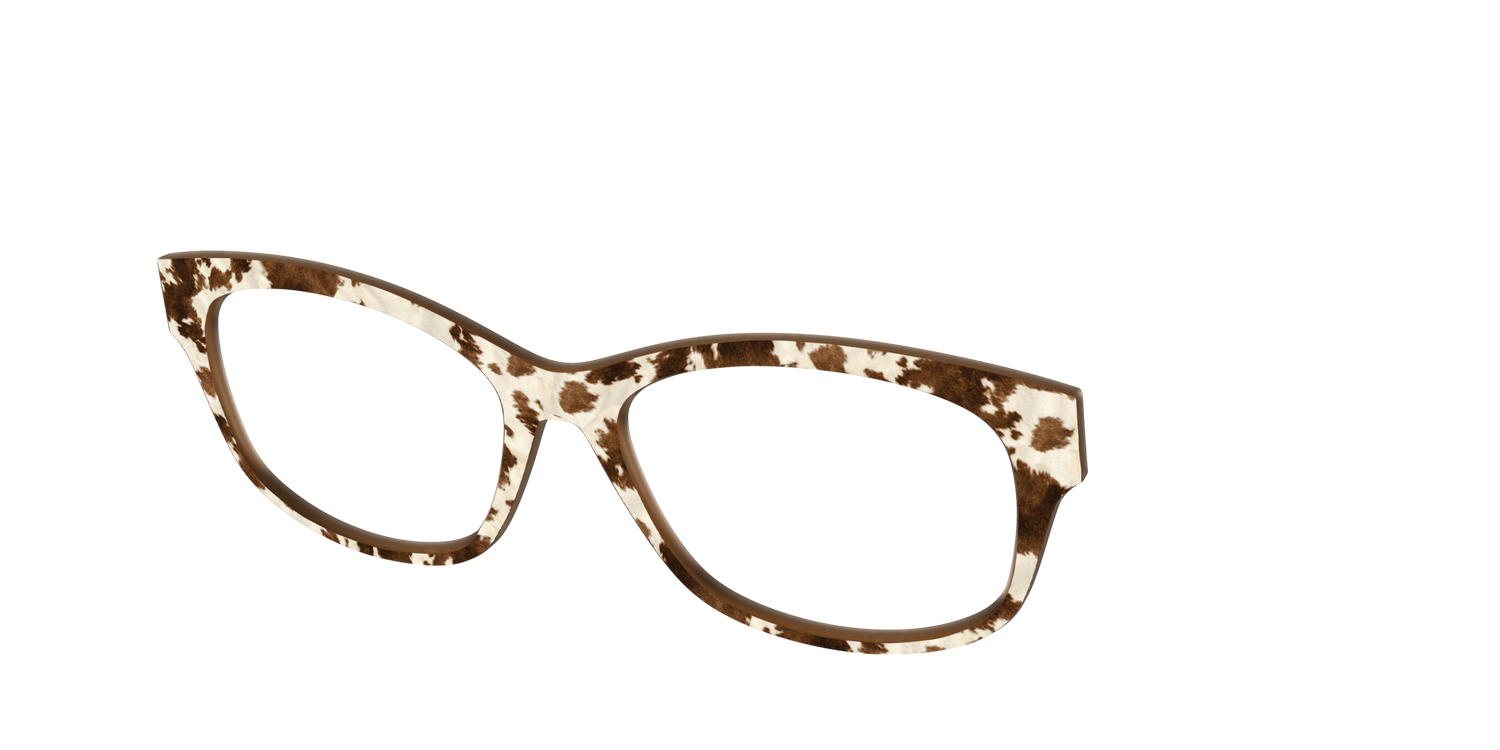 The Cowhide - Angle Top Image - Pair Eyewear
