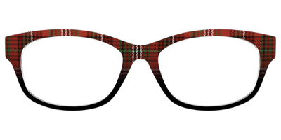 The Cranberry Houndstooth - Front Top Thumbnail - Pair Eyewear
