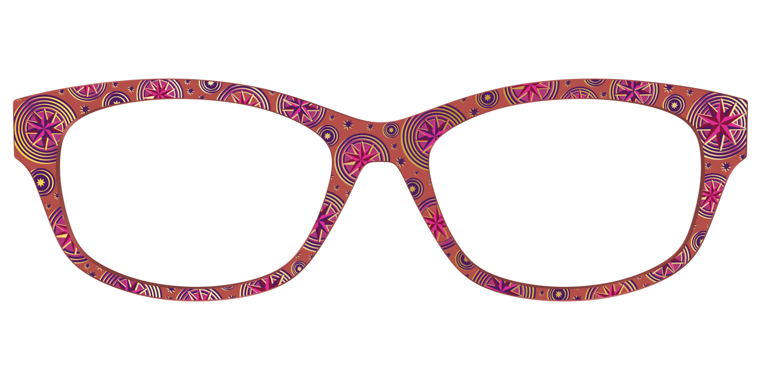 The Gold Foil Luna Lovegood™ - Front Top Image - Pair Eyewear