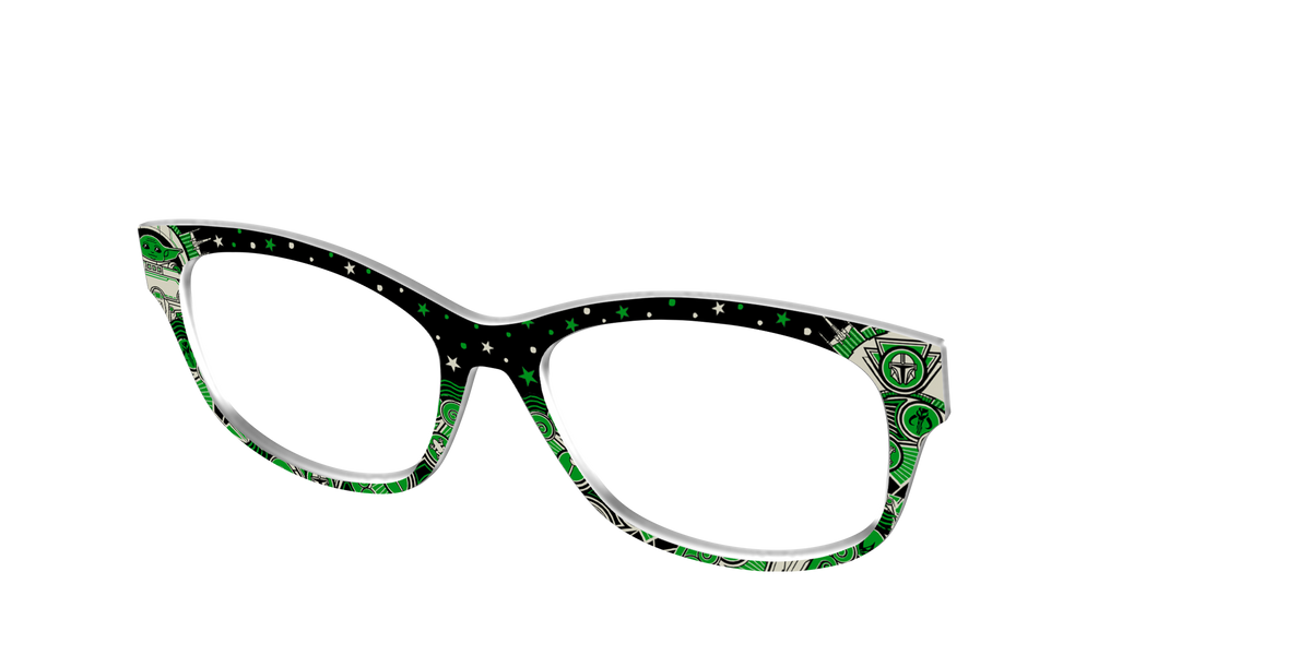 Grogu™ Deco Galaxy - Angle Top Image - Pair Eyewear