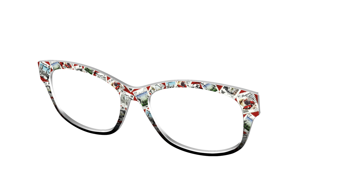 The Hogwarts™ Stamps - Angle Top Image - Pair Eyewear