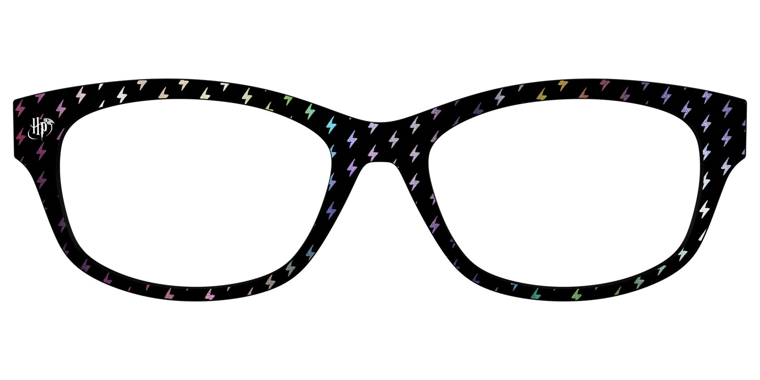 The Holographic Lightning Bolts - Front Top Image - Pair Eyewear