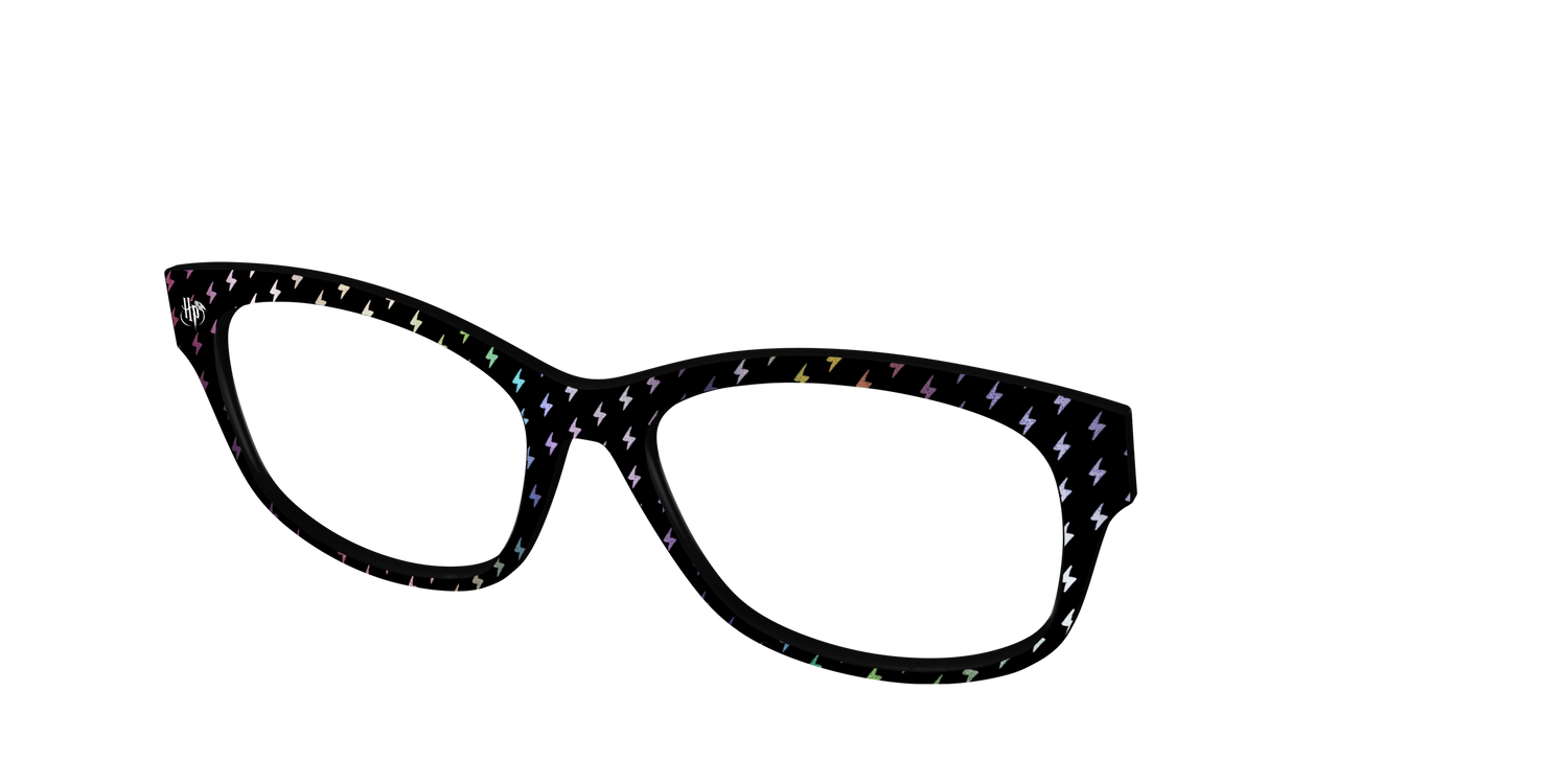 The Holographic Lightning Bolts - Angle Top Image - Pair Eyewear