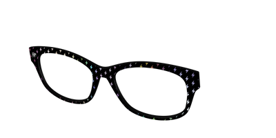 The Holographic Lightning Bolts - Angle Top Thumbnail - Pair Eyewear