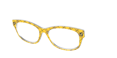 The Hufflepuff™ Plaid - Angle Top Thumbnail - Pair Eyewear