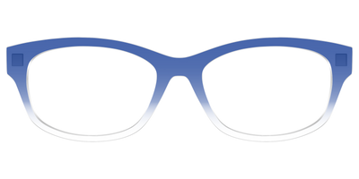 The Indigo Gradient Crystal - Front Top Thumbnail - Pair Eyewear