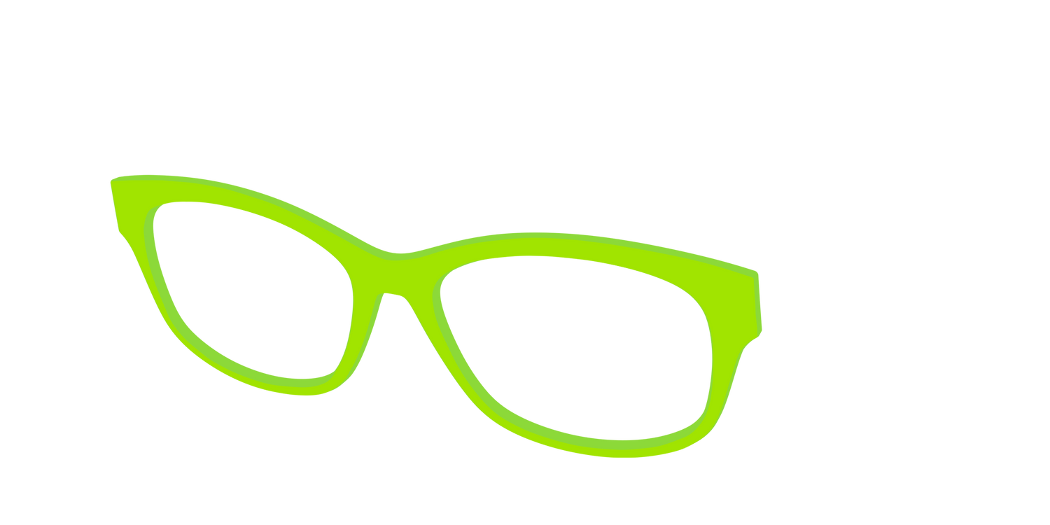 The Lime Green - Angle Top Image - Pair Eyewear