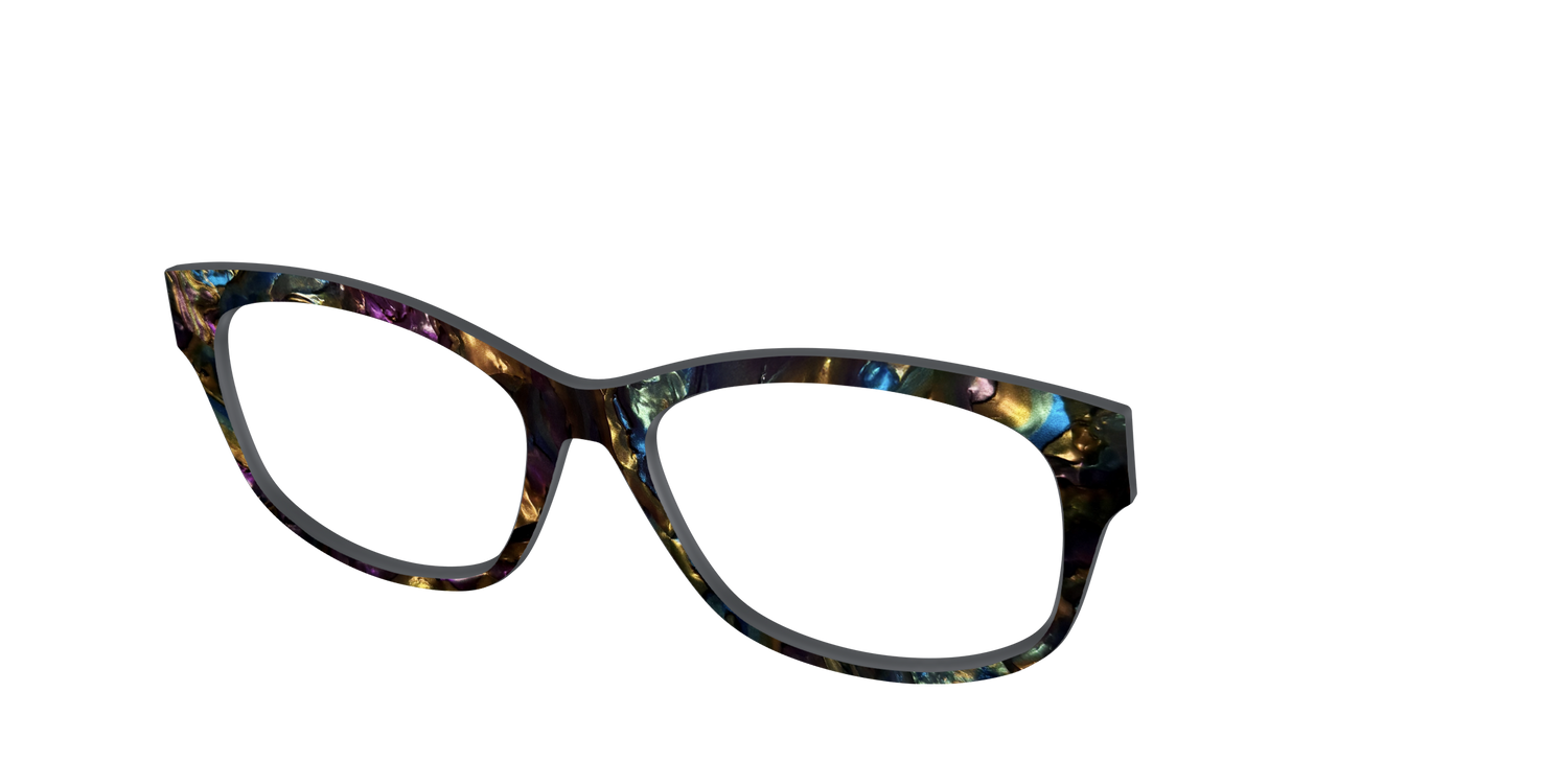 The Mercurius Bronze Pearl - Angle Top Image - Pair Eyewear