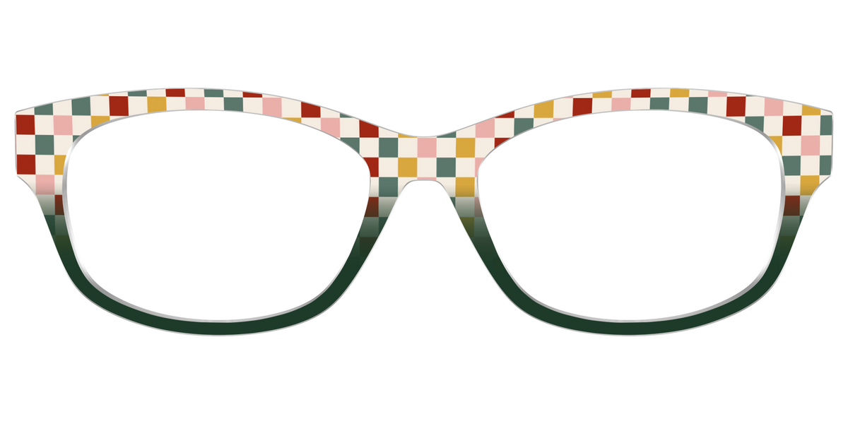 The Merry Mod Check - Front Top Image - Pair Eyewear