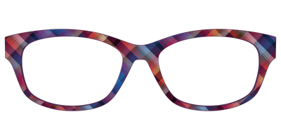 The Ombre Plaid - Front Top Thumbnail - Pair Eyewear