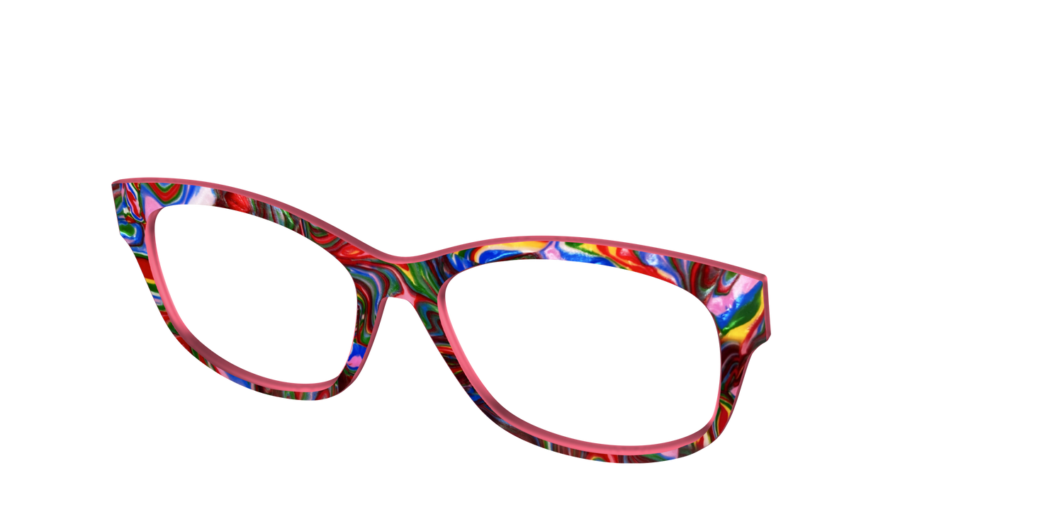 The Radiant Pearl Marble - Angle Top Image - Pair Eyewear