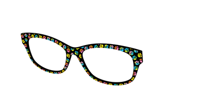 The Rainbow Paw Print - Angle Top Thumbnail - Pair Eyewear