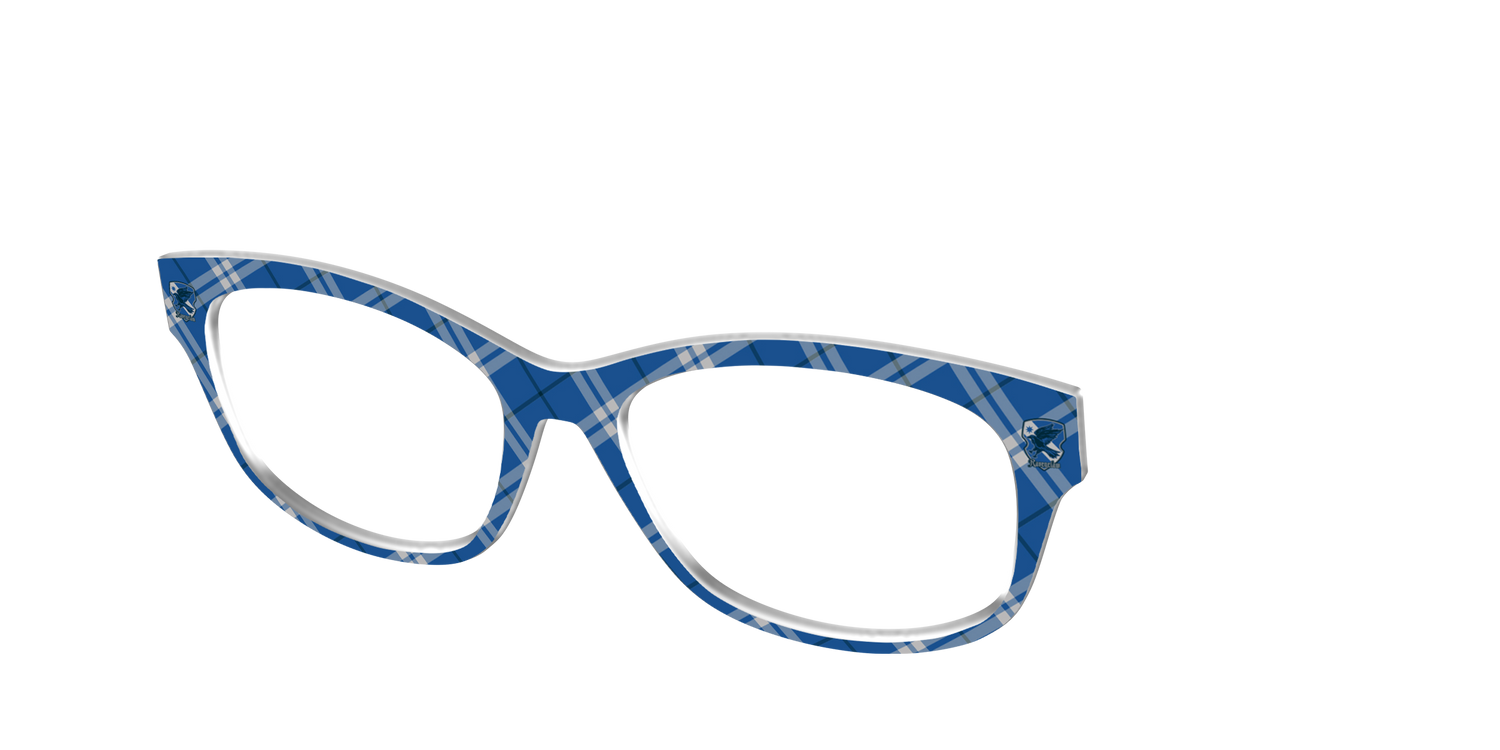 The Ravenclaw™ Plaid - Angle Top Image - Pair Eyewear