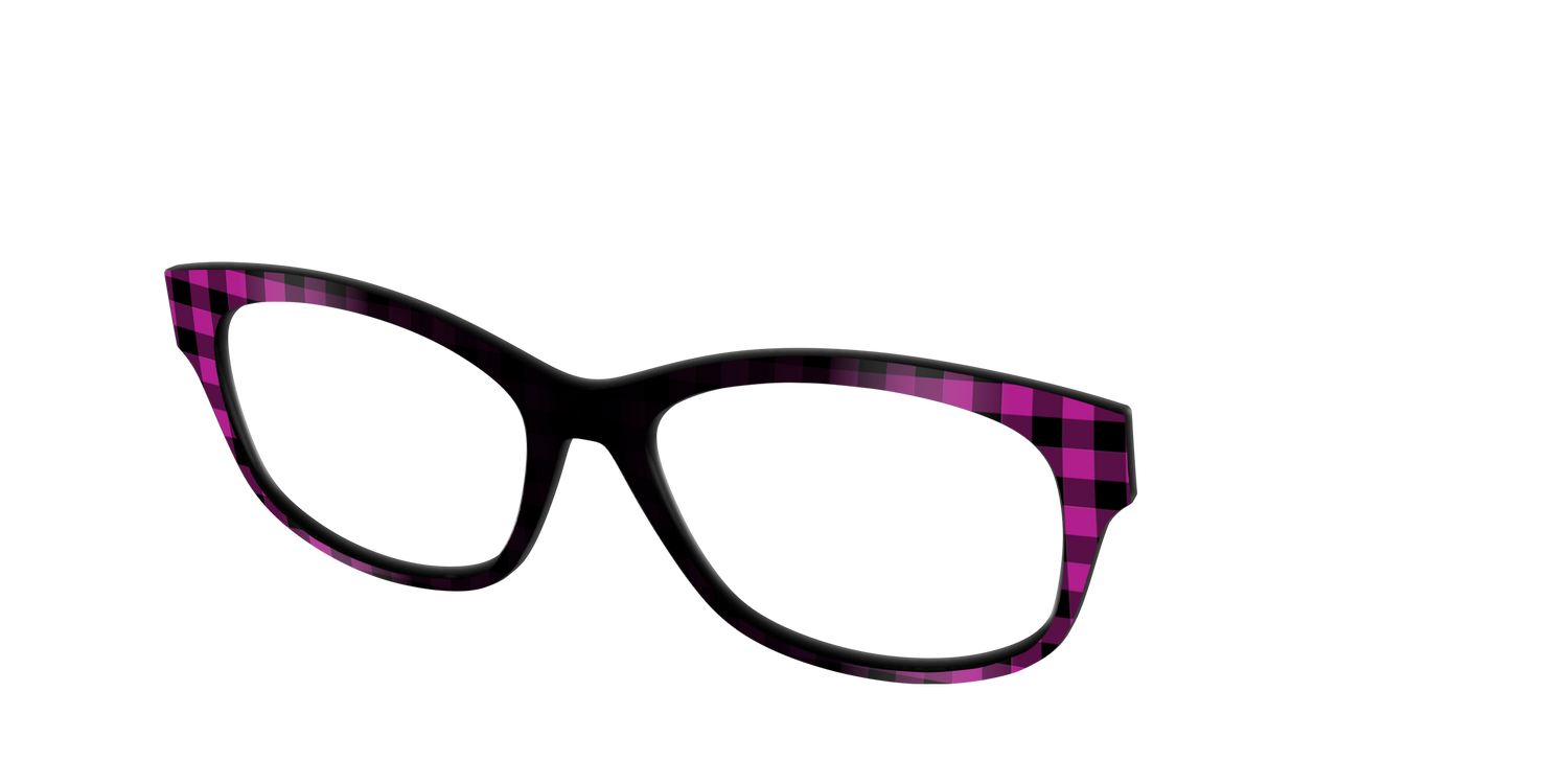 The Reimagined Plaid - Angle Top Image - Pair Eyewear