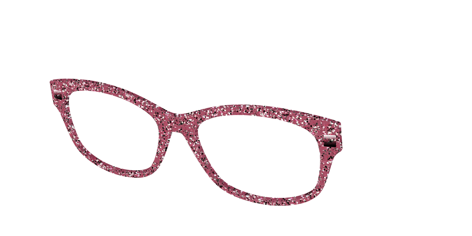 The Ruby Sparkle - Angle Top Image - Pair Eyewear