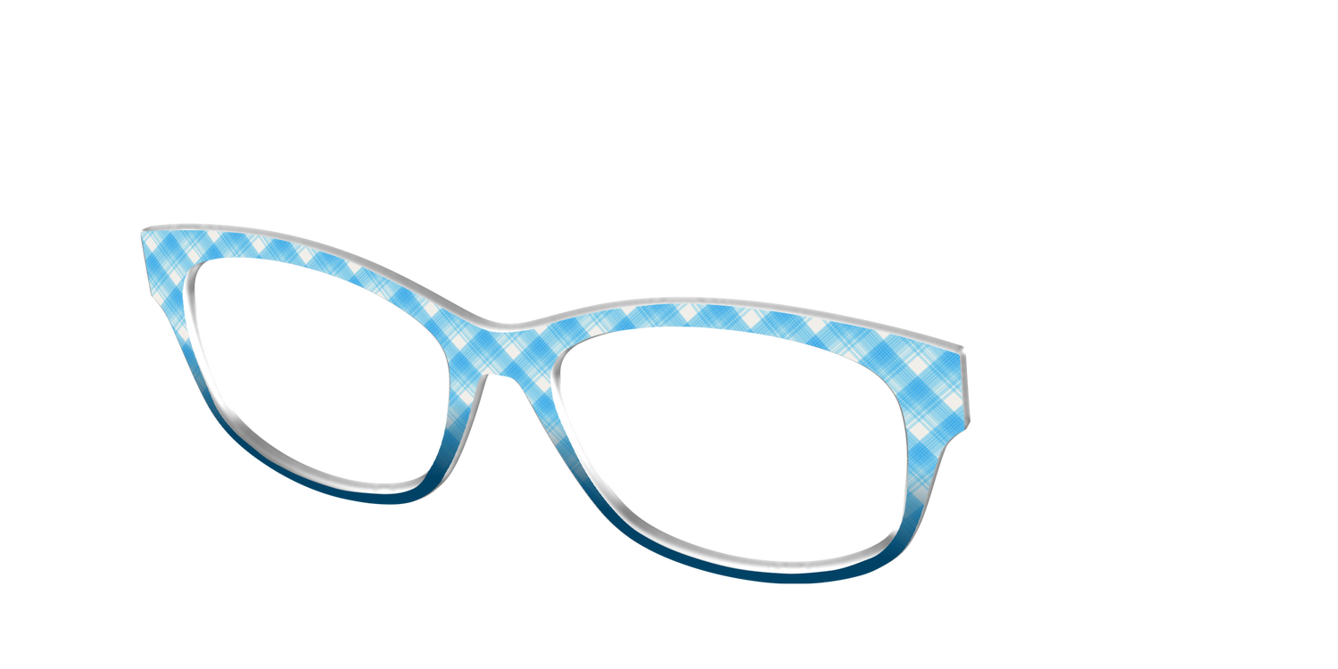 The Seaside Plaid - Angle Top Image - Pair Eyewear