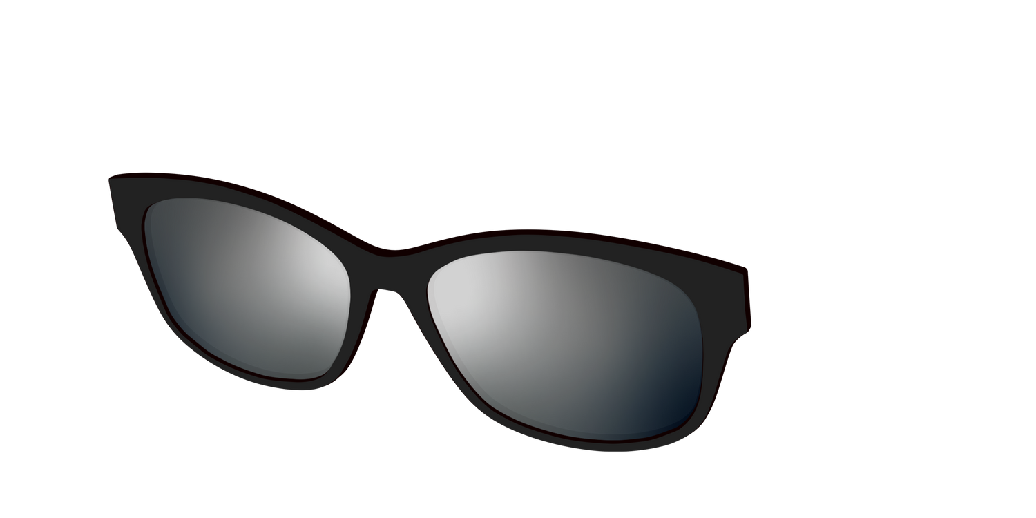 The Polarized Silver Reflective Sun Top - Angle Top Image - Pair Eyewear