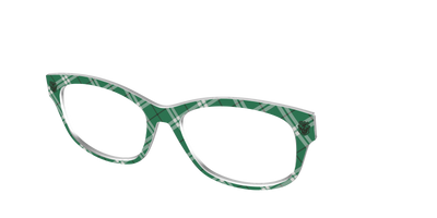 The Slytherin™ Plaid - Angle Top Thumbnail - Pair Eyewear