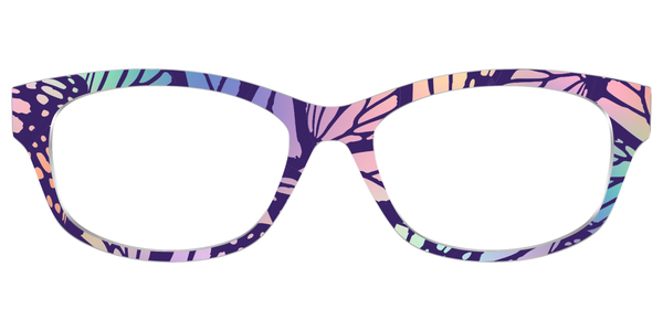 The Addison - Teal Pearlized Gradient Acetate Silver Metal