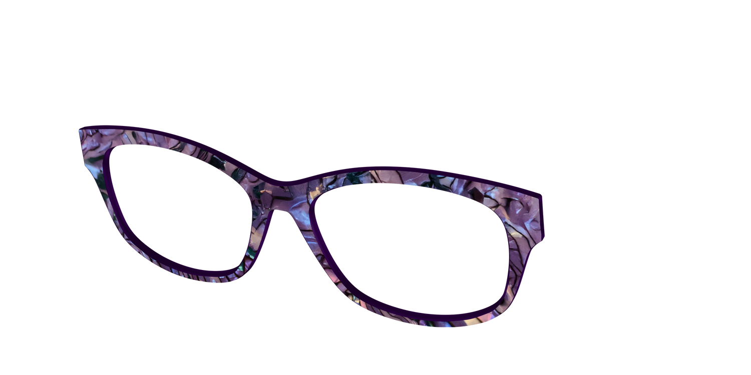 The Thistle Pearl Shell - Angle Top Image - Pair Eyewear