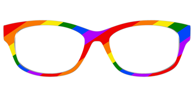 The Traditional Pride Flag - Front Top Thumbnail - Pair Eyewear