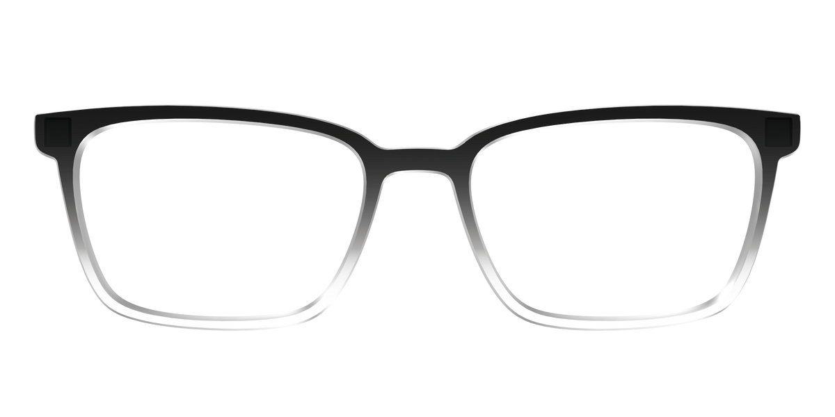 The Black Gradient Crystal - Front Top Image - Pair Eyewear
