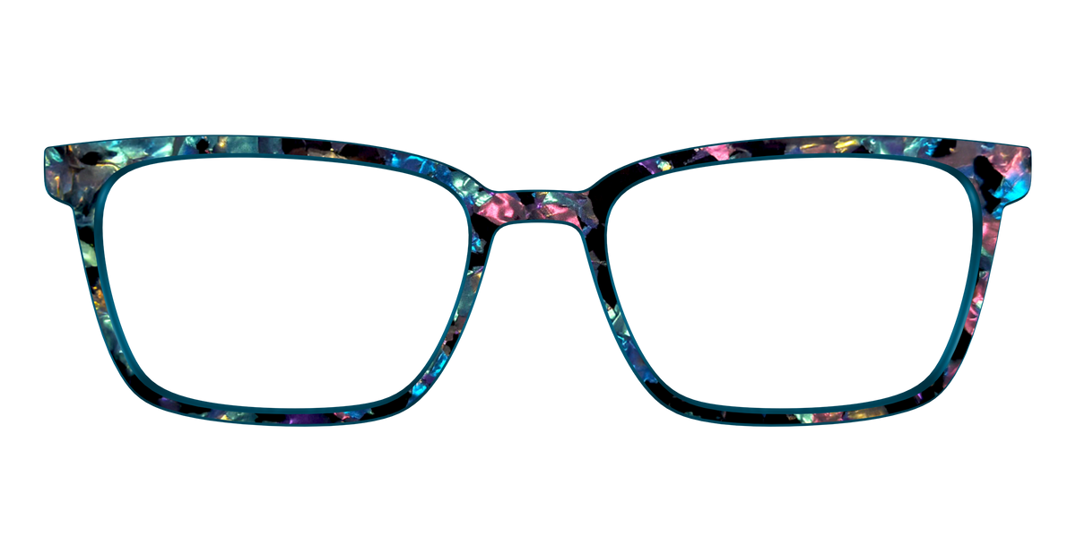 The Black Prismatic Pearl Tortoise - Front Top Image - Pair Eyewear