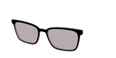 The Black with Gray Gaming lens - Angle Top Thumbnail - Pair Eyewear