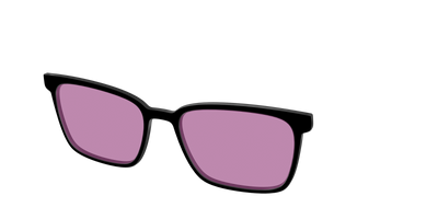 The Black with Pink Racquet Sport lens - Angle Top Thumbnail - Pair Eyewear