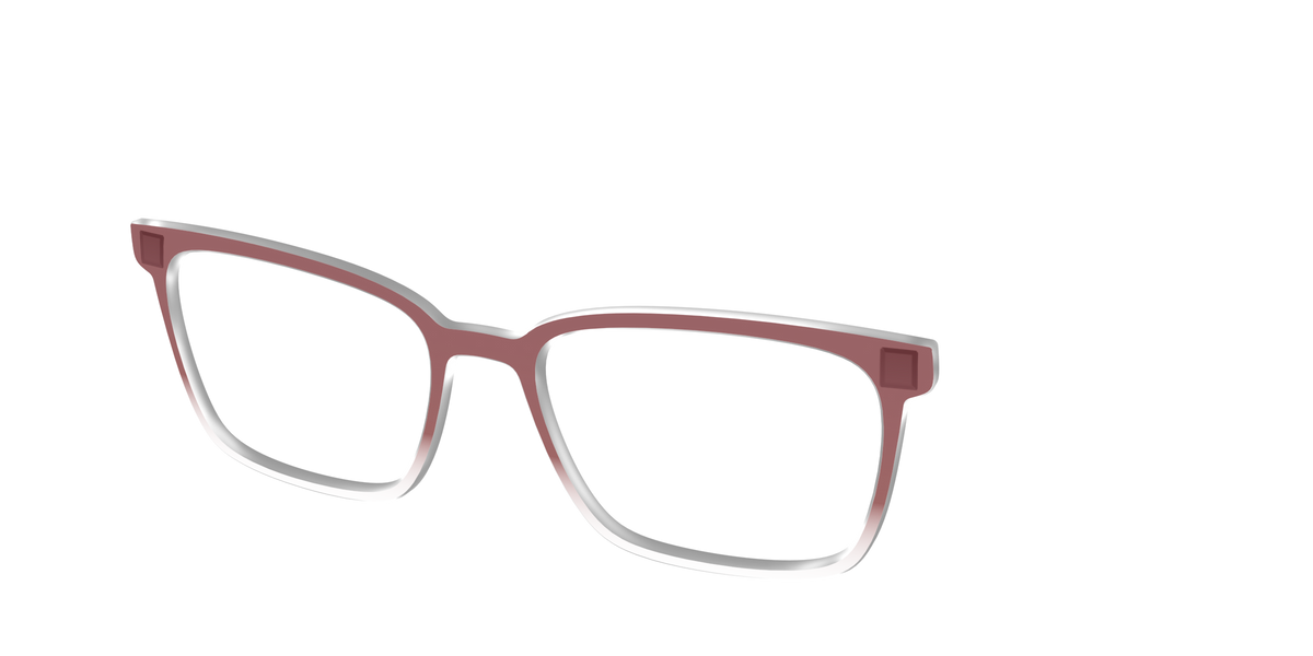 The Burgundy Gradient Crystal - Angle Top Image - Pair Eyewear