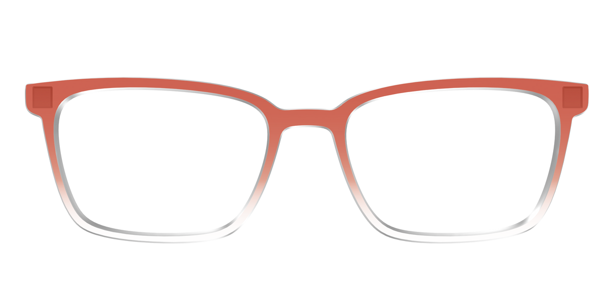 The Burnt Orange Gradient Crystal - Front Top Image - Pair Eyewear