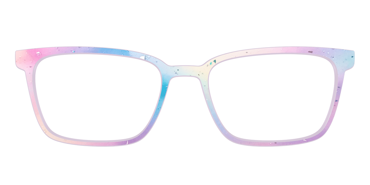 The Dreamy Pastel with Holographic Glitter - Front Top Image - Pair Eyewear