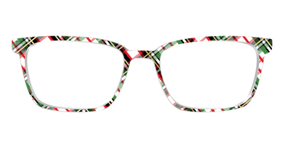 The Evergreen Plaid with Foil Crystal - Front Top Thumbnail - Pair Eyewear