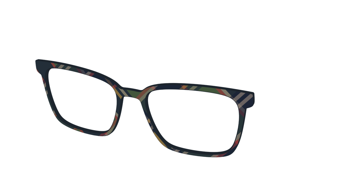 The Flannel Plaid - Angle Top Image - Pair Eyewear