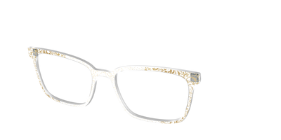 The Golden Flair Glitter Crystal with Gold Foil - Angle Top Thumbnail - Pair Eyewear
