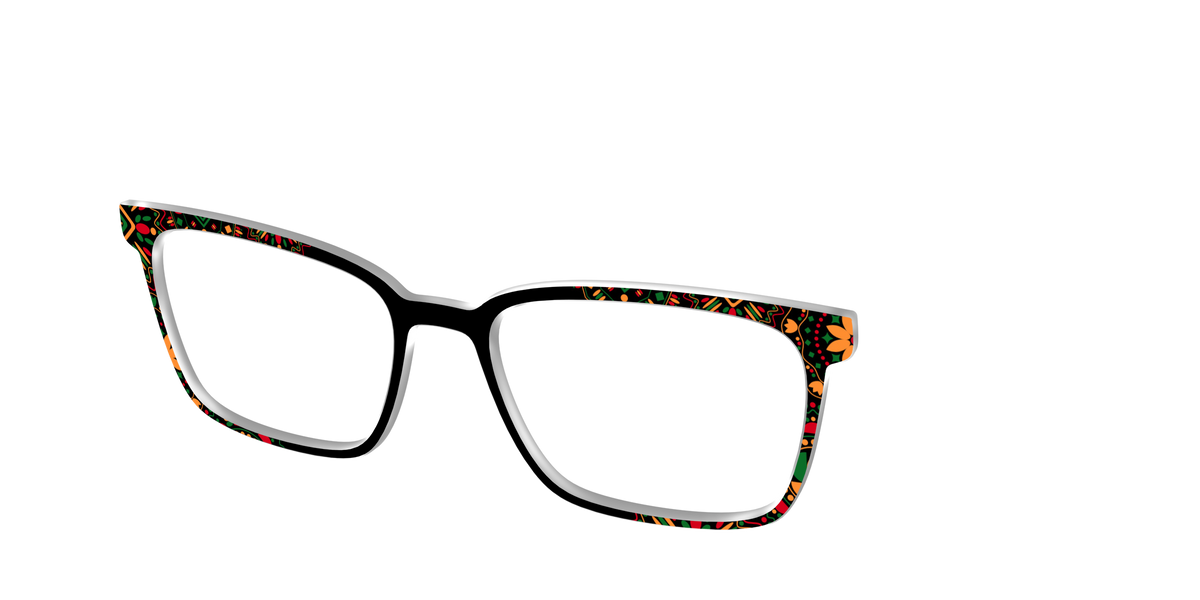 The Kwanzaa Medallion - Angle Top Image - Pair Eyewear