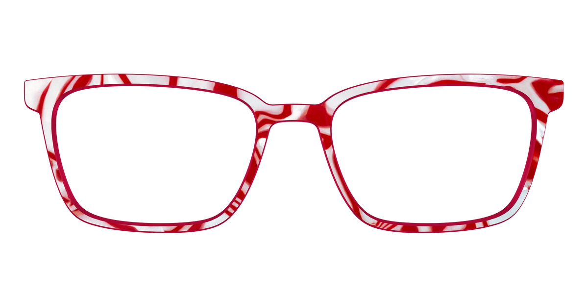 The Peppermint Swirl - Front Top Image - Pair Eyewear