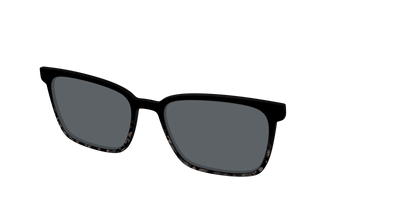The Polarized Shaded Tortoise Sun Top - Angle Top Thumbnail - Pair Eyewear