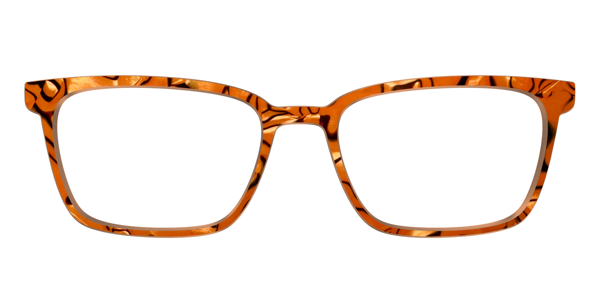 The Pumpkin Pearl Swirl - Front Top Image - Pair Eyewear