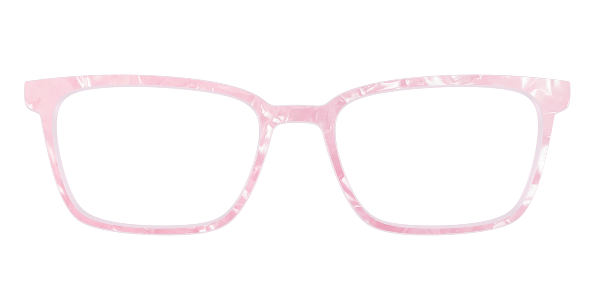 The Rose Quartz Pearl Marble - Front Top Image - Pair Eyewear